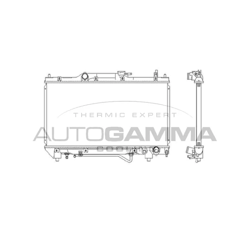 Radiateur, refroidissement du moteur AUTOGAMMA 102351