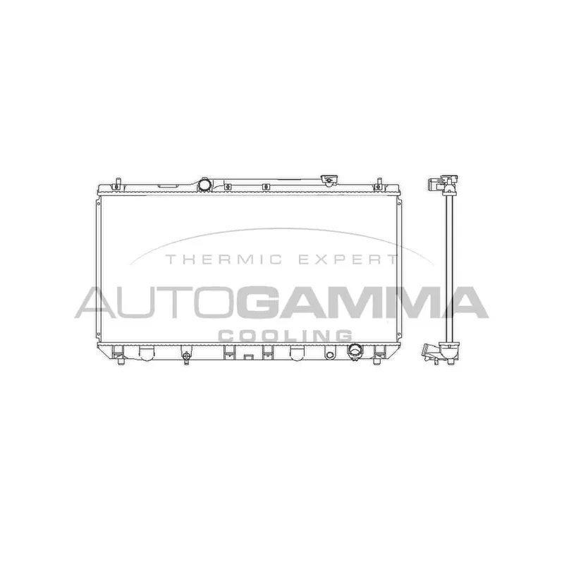 Radiateur, refroidissement du moteur AUTOGAMMA 102354
