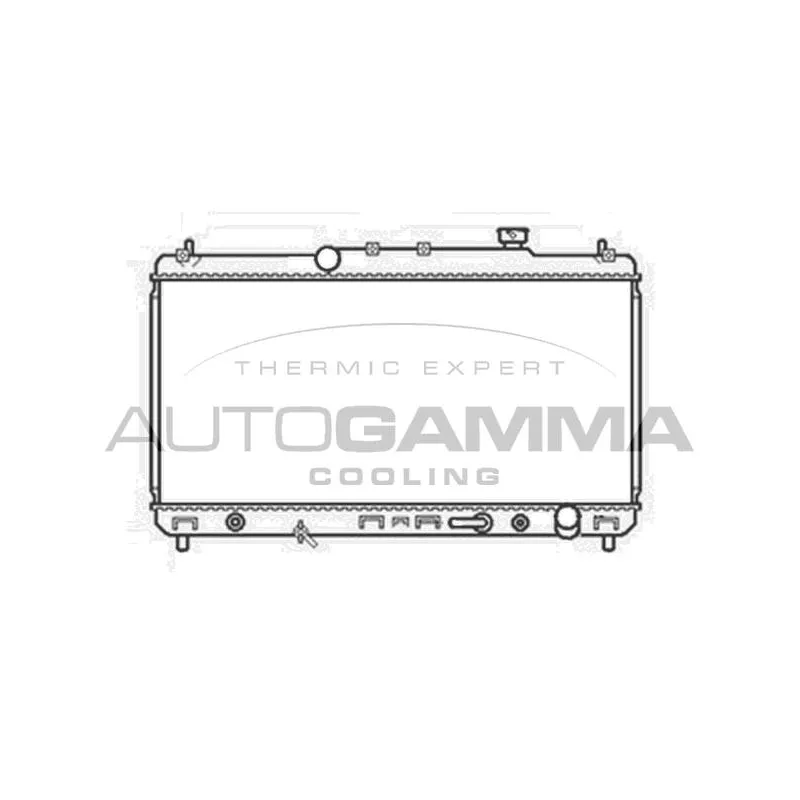 Radiateur, refroidissement du moteur AUTOGAMMA 102355