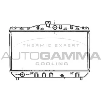 Radiateur, refroidissement du moteur AUTOGAMMA 102358
