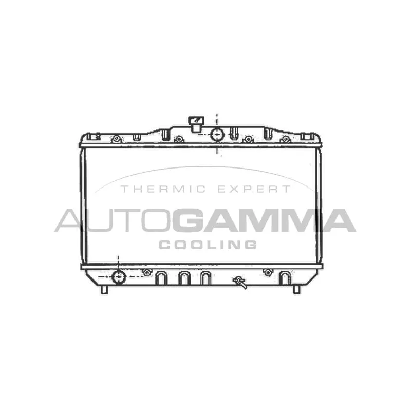 Radiateur, refroidissement du moteur AUTOGAMMA 102358