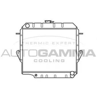 Radiateur, refroidissement du moteur AUTOGAMMA 102363