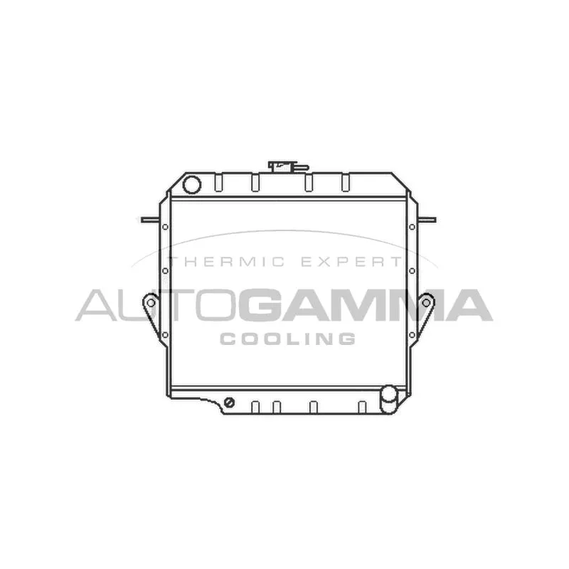 Radiateur, refroidissement du moteur AUTOGAMMA 102363