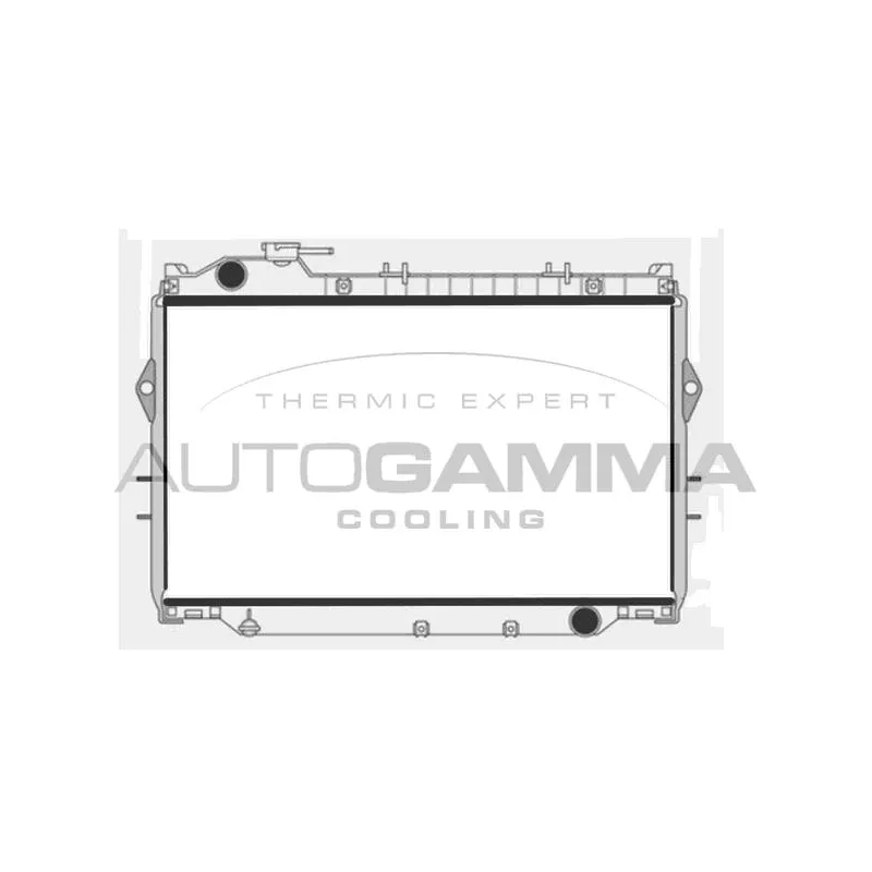 Radiateur, refroidissement du moteur AUTOGAMMA 102366