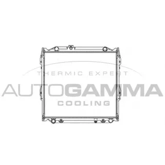 Radiateur, refroidissement du moteur AUTOGAMMA 102368