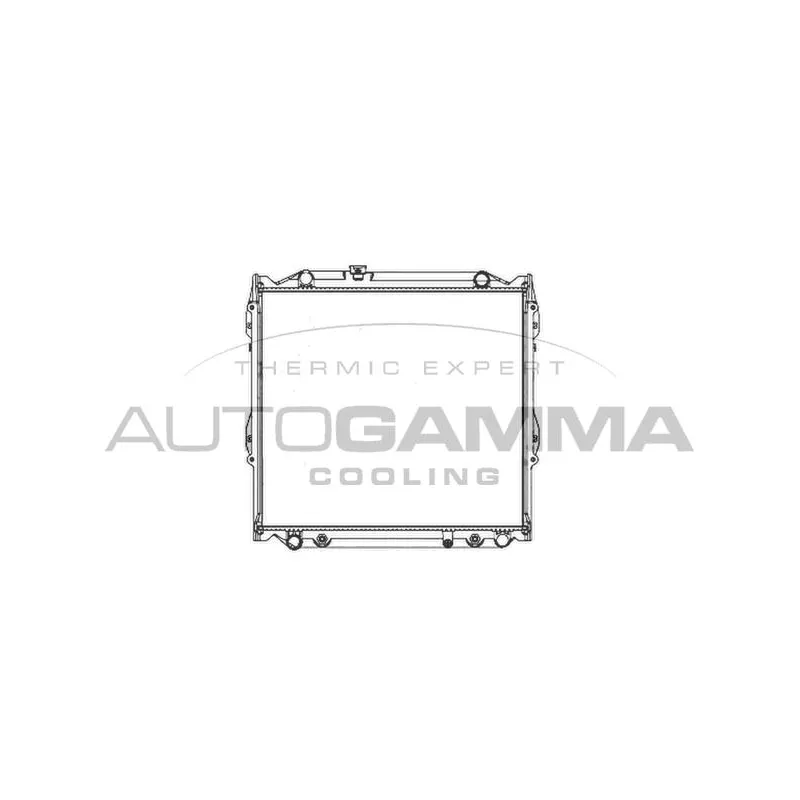 Radiateur, refroidissement du moteur AUTOGAMMA 102368