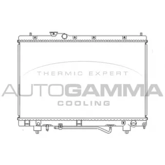 Radiateur, refroidissement du moteur AUTOGAMMA 102371