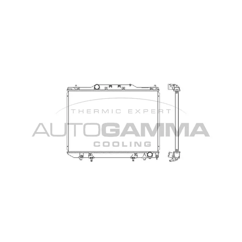 Radiateur, refroidissement du moteur AUTOGAMMA 102373