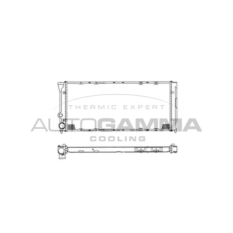 Radiateur, refroidissement du moteur AUTOGAMMA 102380