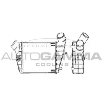 Intercooler, échangeur AUTOGAMMA 102391