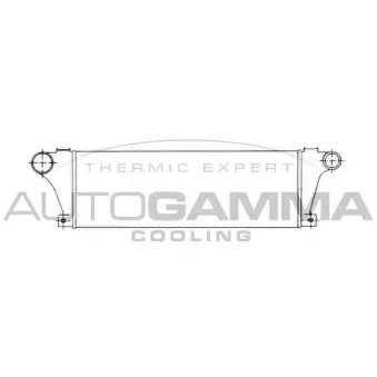 Intercooler, échangeur AUTOGAMMA 102396