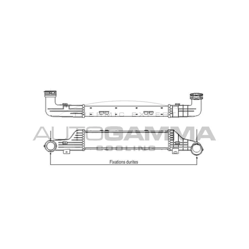 Intercooler, échangeur AUTOGAMMA 102399