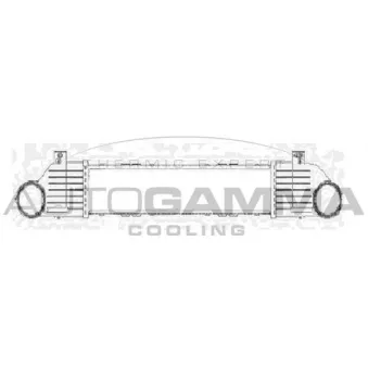 Intercooler, échangeur AUTOGAMMA 102400
