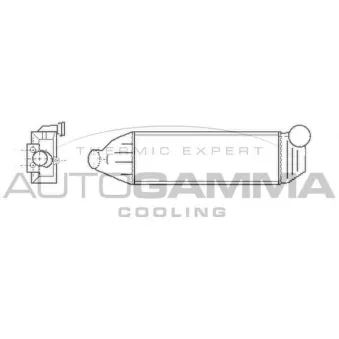 Intercooler, échangeur AUTOGAMMA 102402