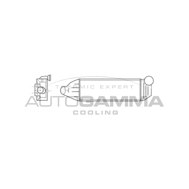 Intercooler, échangeur AUTOGAMMA 102402