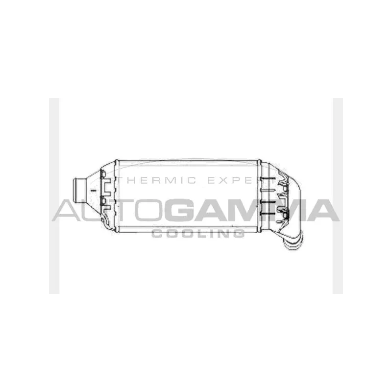 Intercooler, échangeur AUTOGAMMA 102403