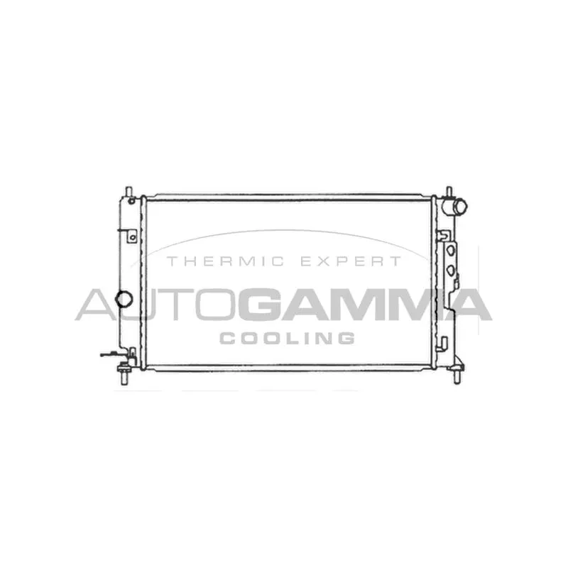 Radiateur, refroidissement du moteur AUTOGAMMA 102414
