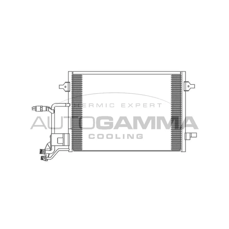 Condenseur, climatisation AUTOGAMMA 102420