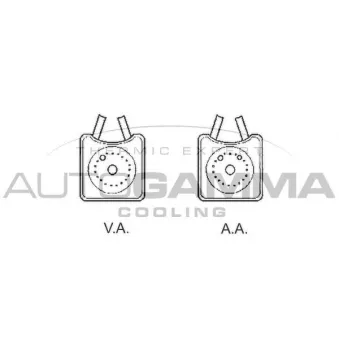 Radiateur d'huile AUTOGAMMA 102490