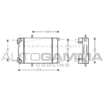 Radiateur d'huile AUTOGAMMA 102492