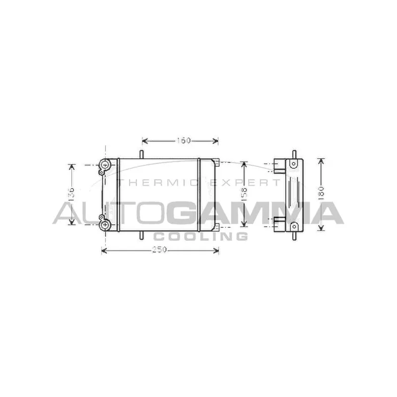 Radiateur d'huile AUTOGAMMA 102492