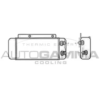 Radiateur d'huile AUTOGAMMA 102504