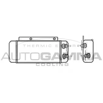 Radiateur d'huile AUTOGAMMA 102508