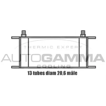 Radiateur d'huile AUTOGAMMA 102520