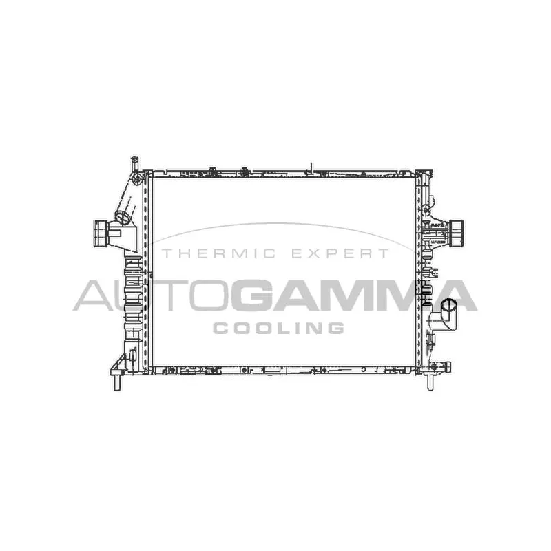Radiateur, refroidissement du moteur AUTOGAMMA 102526