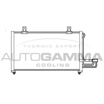 Condenseur, climatisation AUTOGAMMA 102557