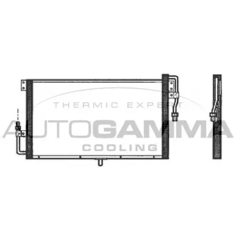 Condenseur, climatisation AUTOGAMMA 102559