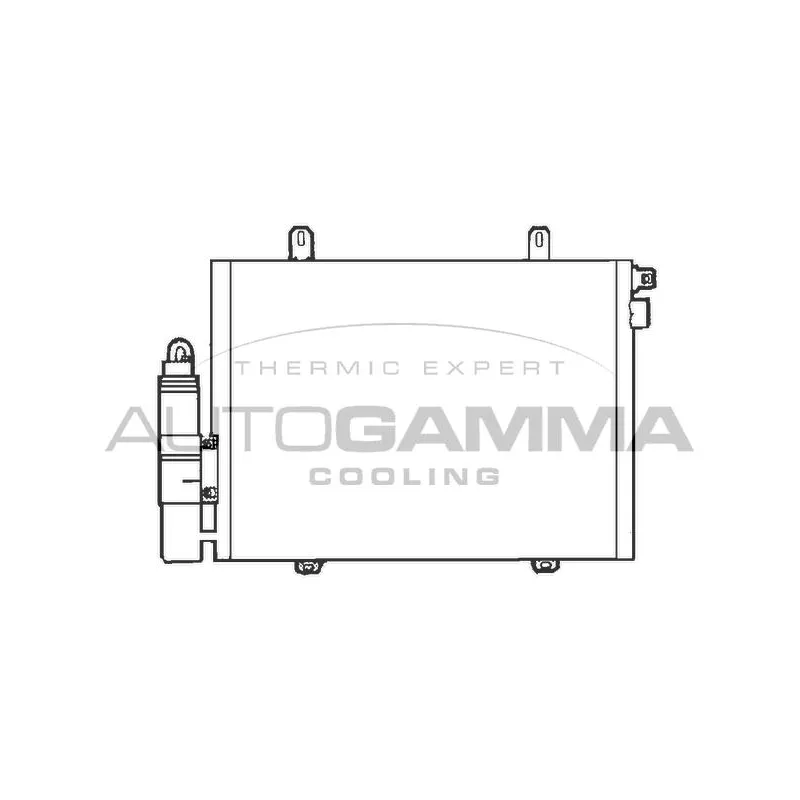 Condenseur, climatisation AUTOGAMMA 102561