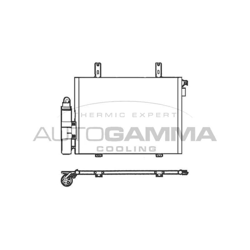 Condenseur, climatisation AUTOGAMMA 102562