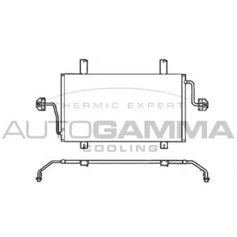 Condenseur, climatisation AUTOGAMMA 102563