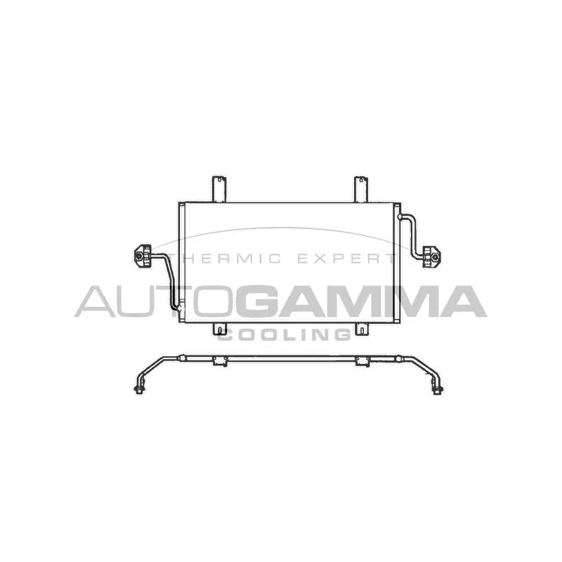 Condenseur, climatisation AUTOGAMMA 102563