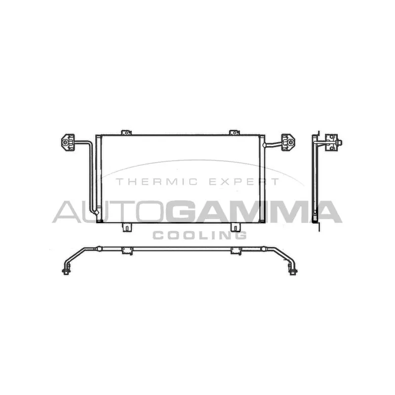 Condenseur, climatisation AUTOGAMMA 102564