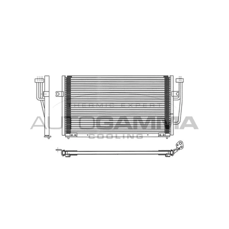 Condenseur, climatisation AUTOGAMMA 102565