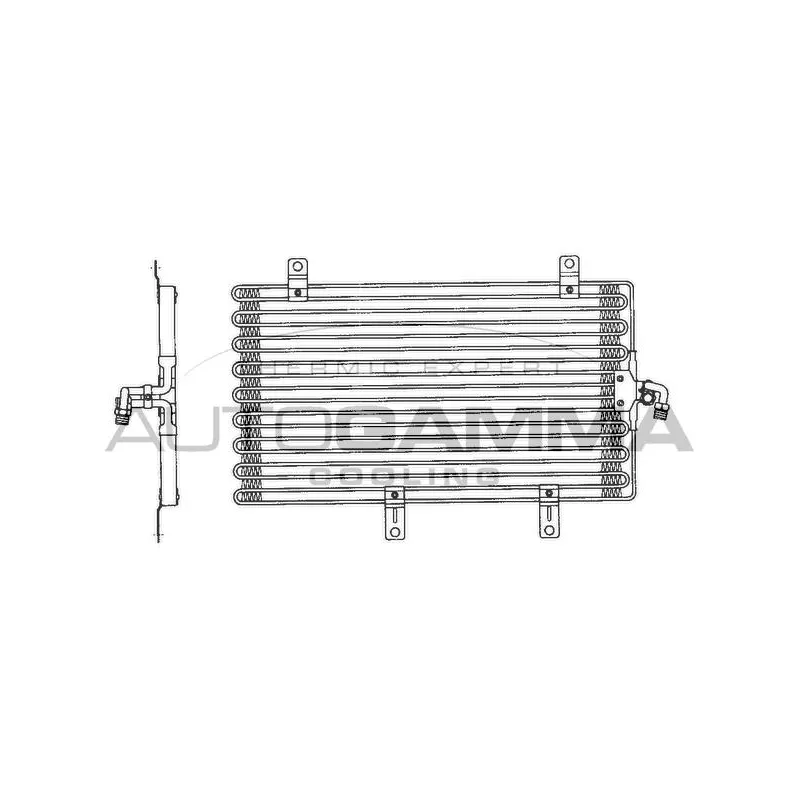 Condenseur, climatisation AUTOGAMMA 102568