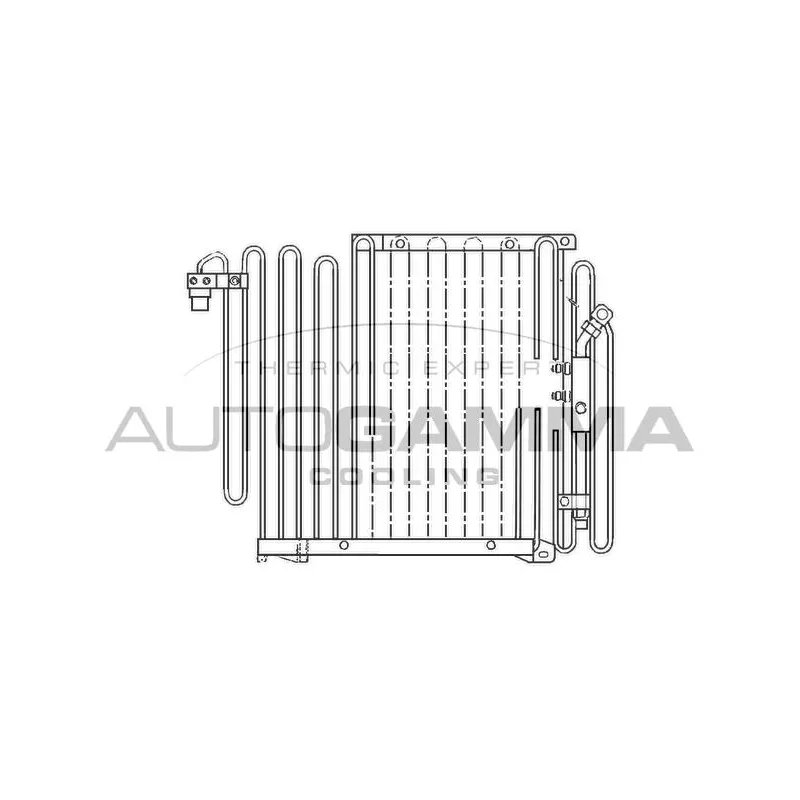 Condenseur, climatisation AUTOGAMMA 102572
