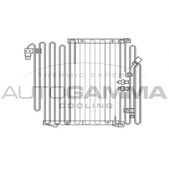 Condenseur, climatisation AUTOGAMMA 102573