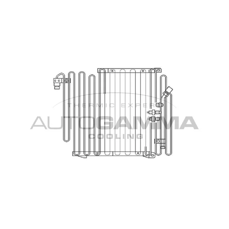 Condenseur, climatisation AUTOGAMMA 102573