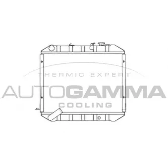 Radiateur, refroidissement du moteur AUTOGAMMA 102575