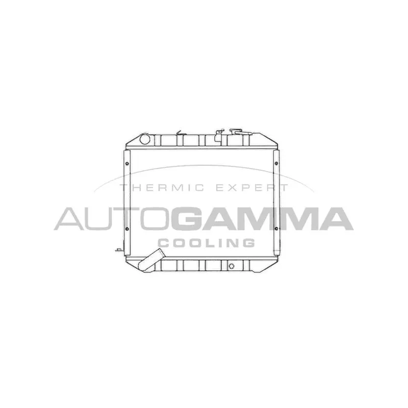 Radiateur, refroidissement du moteur AUTOGAMMA 102575