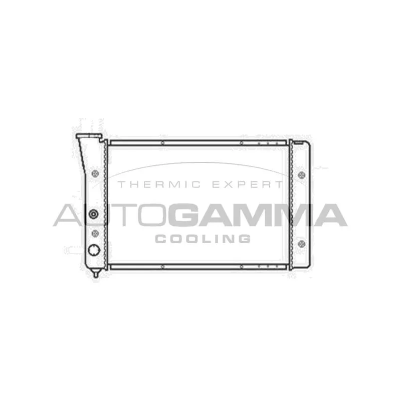 Radiateur, refroidissement du moteur AUTOGAMMA 102576
