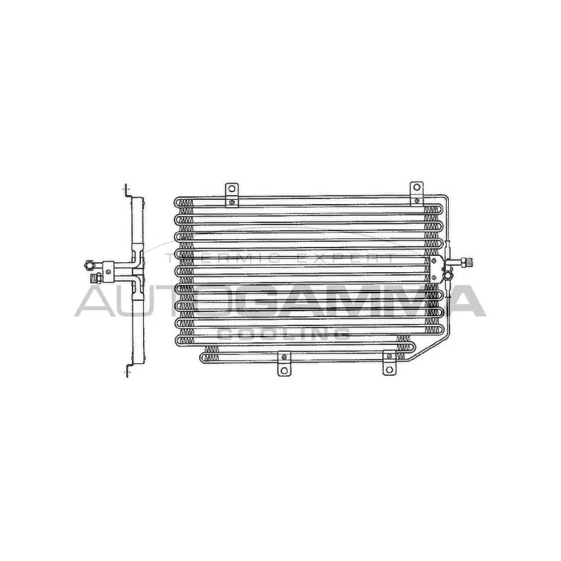 Condenseur, climatisation AUTOGAMMA 102594