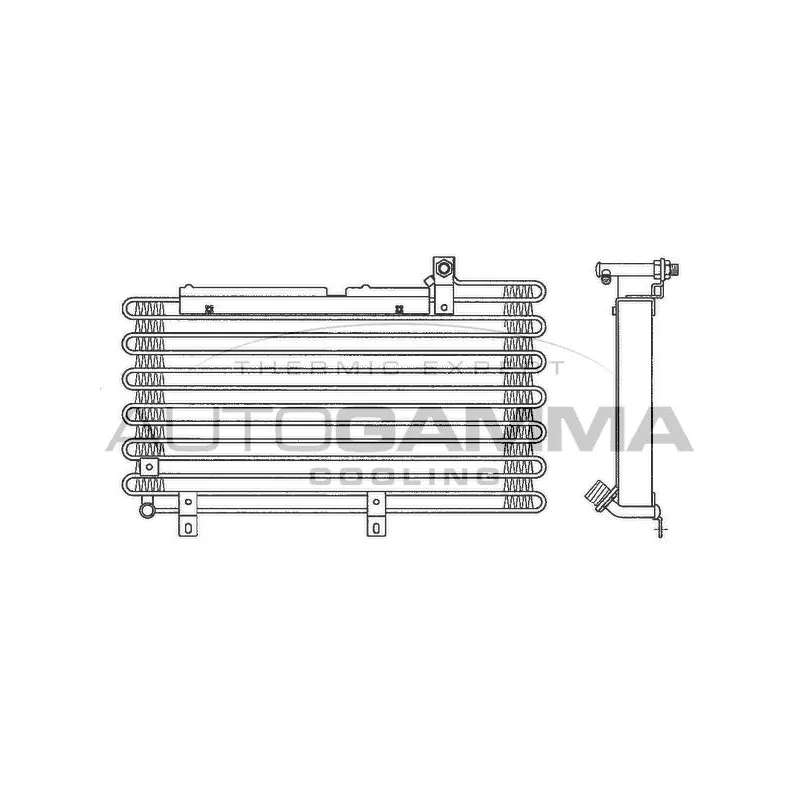 Condenseur, climatisation AUTOGAMMA 102598