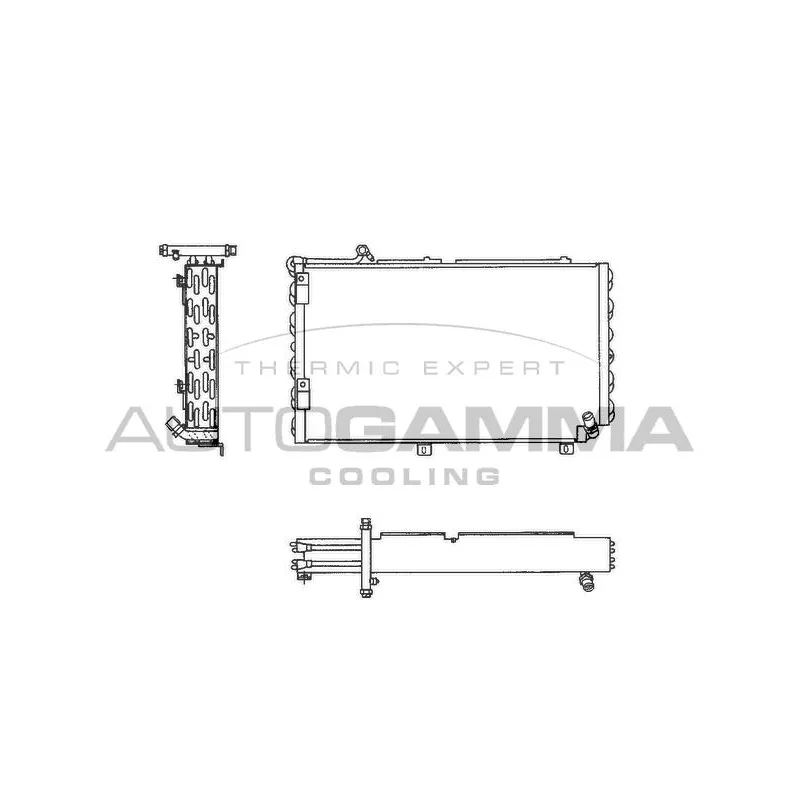 Condenseur, climatisation AUTOGAMMA 102599