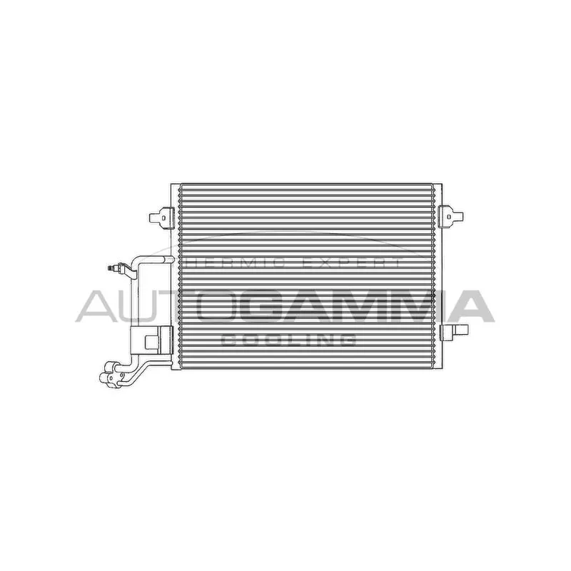 Condenseur, climatisation AUTOGAMMA 102602