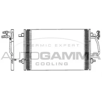 Condenseur, climatisation AUTOGAMMA 102603