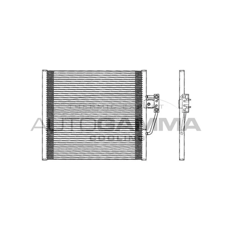 Condenseur, climatisation AUTOGAMMA 102609